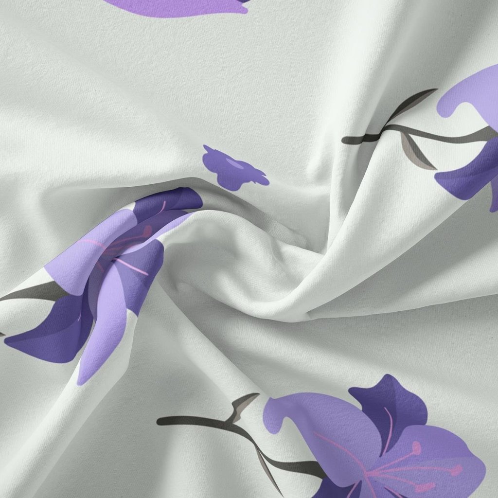 فروش اینترنتی  پارچه لباس پارچه باما مدل کرپ بوگاتی طرح گلهای آبرنگی کد 6011286