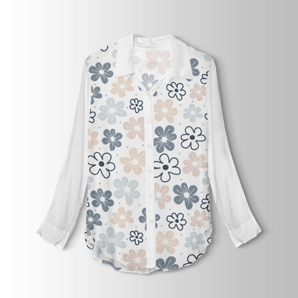خرید اینترنتی پارچه لباس پارچه باما مدل کرپ بوگاتی طرح گل فانتزی کد 6011323