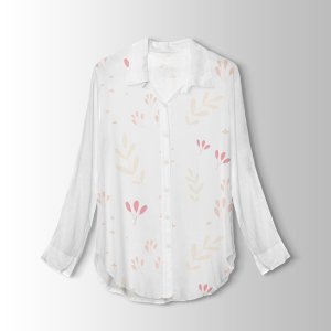 خرید آنلاین  پارچه لباس پارچه باما مدل کرپ بوگاتی طرح گل و برگ کد 6011291