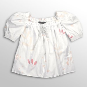 خرید اینترنتی  پارچه لباس پارچه باما مدل کرپ بوگاتی طرح گل و برگ کد 6011291