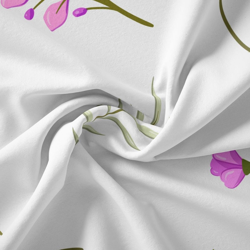 خرید اینترنتی  پارچه لباس پارچه باما مدل کرپ بوگاتی طرح گل فانتزی  کد 6011297