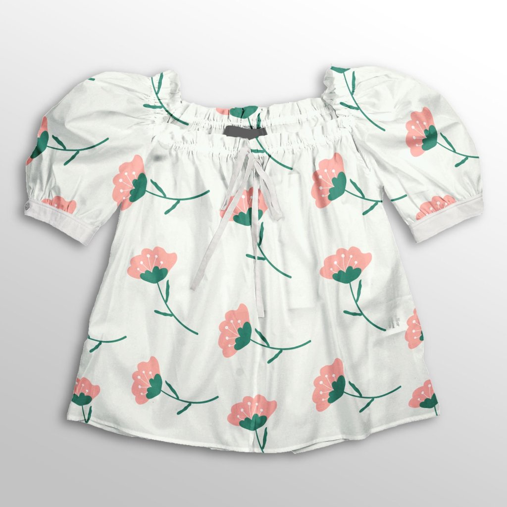 فروش اینترنتی  پارچه لباس پارچه باما مدل کرپ بوگاتی طرح گلها کد 6011284