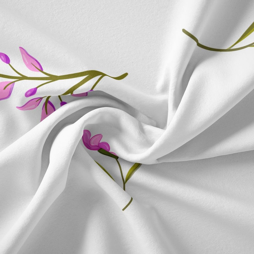 خرید آنلاین  پارچه لباس پارچه باما مدل کرپ بوگاتی طرح گل فانتزی  کد 6011298