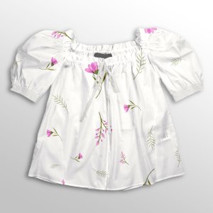 فروش اینترنتی  پارچه لباس پارچه باما مدل کرپ بوگاتی طرح گل فانتزی  کد 6011298