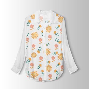 خرید آنلاین  پارچه لباس پارچه باما مدل کرپ بوگاتی طرح گل بهاری کد 6011248