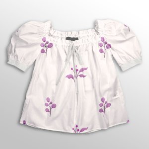 خرید اینترنتی پارچه لباس پارچه باما مدل کرپ بوگاتی طرح برگ فانتزی کد 6011315