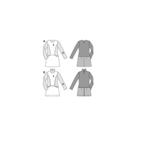 فروش اینترنتی الگو خیاطی پیراهن زنانه بوردا استایل کد 7145 سایز 34 تا 46 متد مولر
