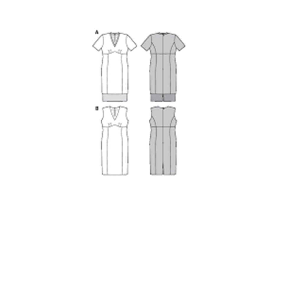 خرید اینترنتی الگو خیاطی پیراهن و سارافون زنانه بوردا استایل کد 7243 سایز 44 تا 56 متد مولر