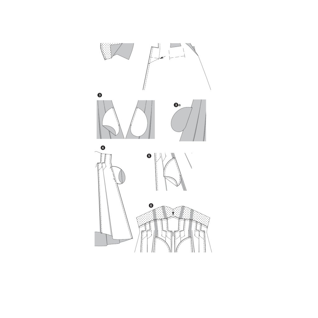 خرید اینترنتی الگو خیاطی لباس مجلسی زنانه بوردا استایل کد 6777 سایز 34 تا 44 متد مولر