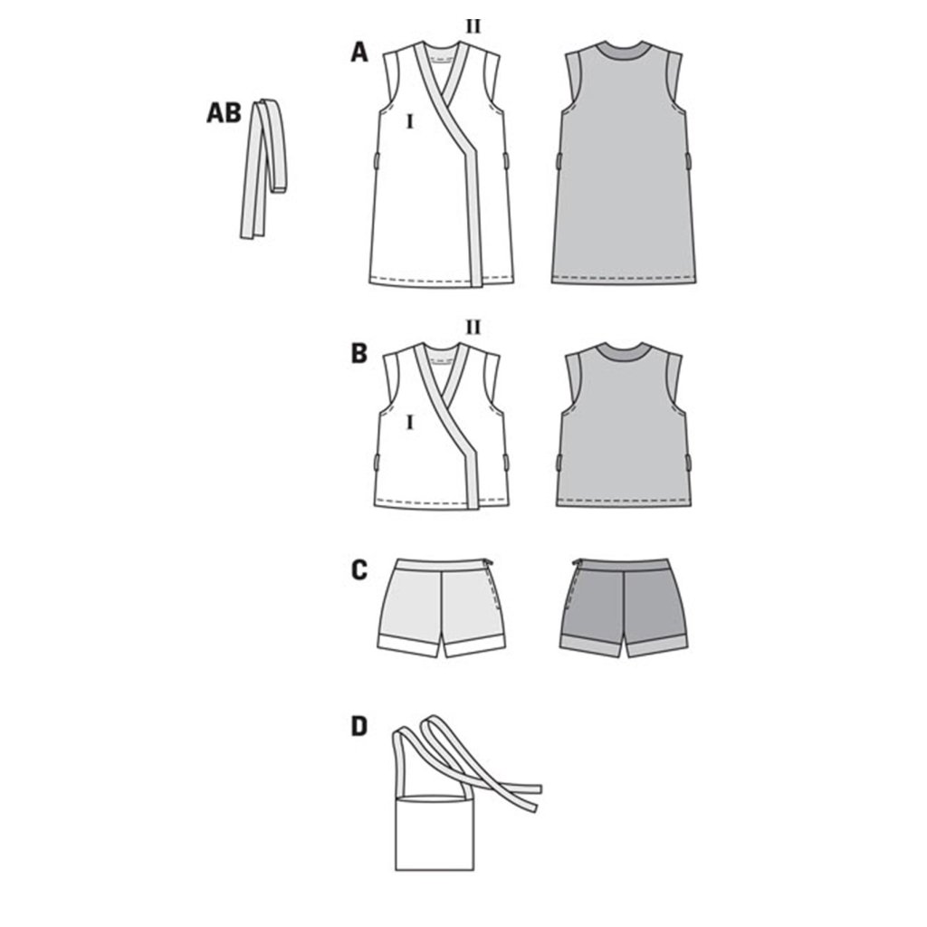 فروش اینترنتی الگو خیاطی ست لباس دخترانه بوردا کیدز کد 9445 سایز 7 تا 14 سال متد مولر