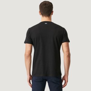 خرید اینترنتی تی شرت آستین کوتاه مردانه نوزده نودیک مدل TS01 B