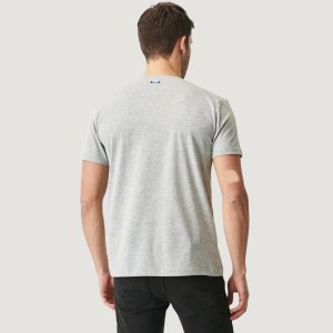 خرید آنلاین تی شرت آستین کوتاه ورزشی مردانه نوزده نودیک مدل بیسیک TS01 G