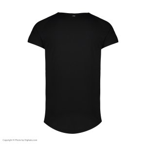 خرید اینترنتی تی شرت لانگ  آستین کوتاه مردانه نوزده نودیک مدل TS1964 B