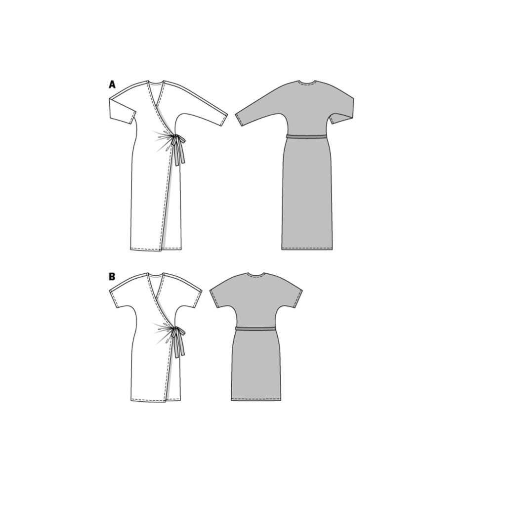 فروش اینترنتی الگو خیاطی پیراهن زنانه بوردا استایل کد 6730 سایز 36 تا 46 متد مولر