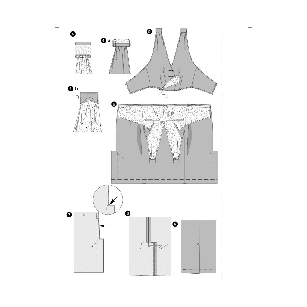 خرید آنلاین  الگوی خیاطی پیراهن مجلسی زنانه بوردا استایل کد 6421 سایز 34 تا 44 متد مولر