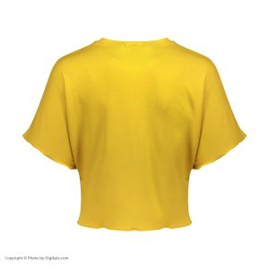 خرید اینترنتی ست تیشرت و شلوارک زنانه افراتین مدل آرام رنگ خردلی
