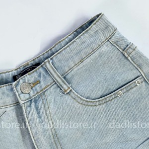 خرید آنلاین شورتک کوتاه جین زیپ دار جیبدار