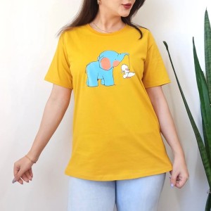 فروش اینترنتی تی شرت فانتزی زنانه فیل و خرگوش