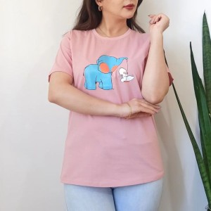 فروش اینترنتی تی شرت فانتزی زنانه فیل و خرگوش
