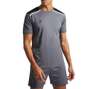 فروش اینترنتی ست تی شرت و شلوارک ورزشی مردانه نوزده نودیک مدل ST1918 DGB