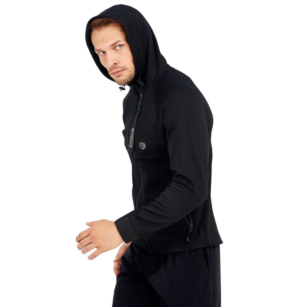 خرید آنلاین سویشرت ورزشی مردانه نوزده نودیک مدل زیپ دار کد GK09 B
