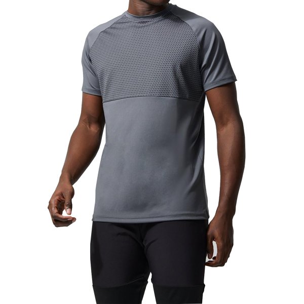 تی شرت  آستین کوتاه ورزشی مردانه نوزده نودیک مدل TS1970 GG