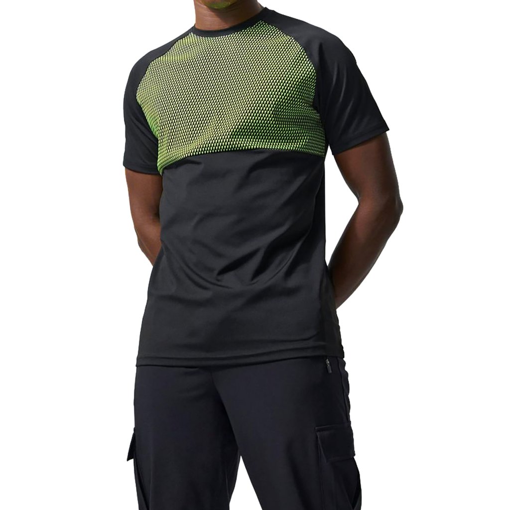 خرید اینترنتی تی شرت  آستین کوتاه ورزشی مردانه نوزده نودیک مدل TS1970 BGPH