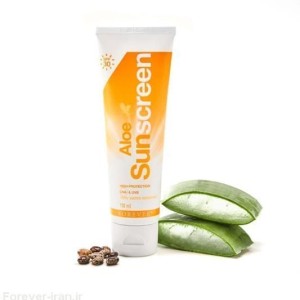 خرید آنلاین ضد آفتاب آلویه ورا جدید فوراور (ضد لک و آبرسان) | Aloe Sunscreen new