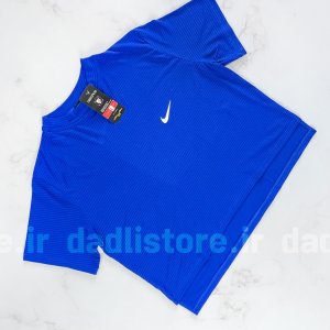 فروش اینترنتی کراپ تاپ ورزشی آستین کوتاه بغل چاکدار نایکی Nike