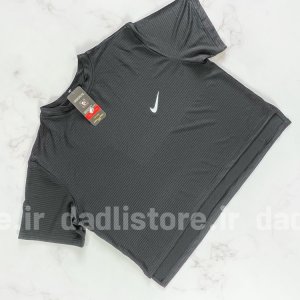 فروش اینترنتی کراپ تاپ ورزشی آستین کوتاه بغل چاکدار نایکی Nike