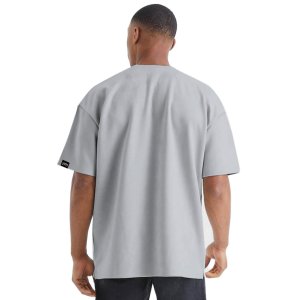 فروش اینترنتی تی شرت اورسایز  آستین کوتاه مردانه نوزده نودیک مدل TS1972 G