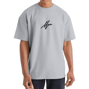 فروش اینترنتی تی شرت اورسایز  آستین کوتاه مردانه نوزده نودیک مدل TS1972 G