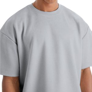 فروش اینترنتی تی شرت اورسایز آستین کوتاه  مردانه نوزده نودیک مدل TS1963 G