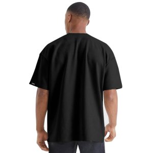 خرید اینترنتی تی شرت اورسایز آستین کوتاه  مردانه نوزده نودیک مدل TS1974 B