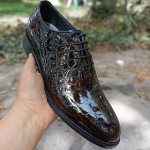خرید اینترنتی کفش مردانه مجلسی چرم طبیعی مدل دیاموند ترک