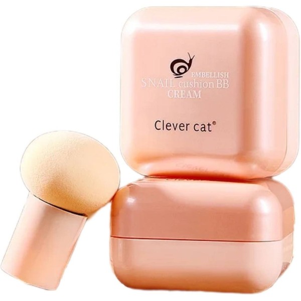 کوشن بی بی کرم حلزون کلورکت وزن 15 گرم Celever cat Cushion BB Cream