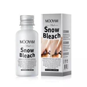 لوسیون سفیدکننده دایمی بیکینی اسنوبلیچ مویام مدل Mooyam Snow Bleach