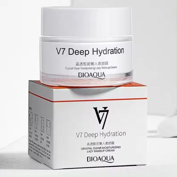 کرم آبرسان و روشن کننده قوی V7 Deep Hydration وزن 50 گرم بیوآکوا Bioaqua