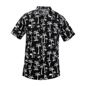 پیراهن هاوایی مردانه طرح نخل مدل Lavin (در 2 رنگ بندی)