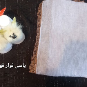 خرید آنلاین شال پلیسه دور تور اکلیلی