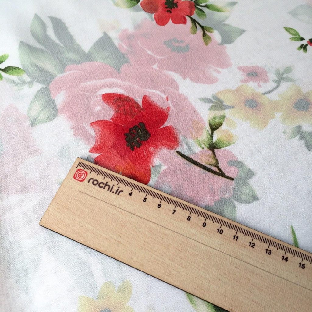 پارچه حریر گلدار رائیکا