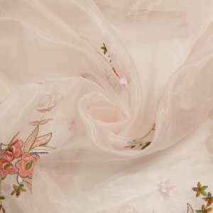 پارچه ارگانزا گل بهار-فروشگاه آنلاین روچی